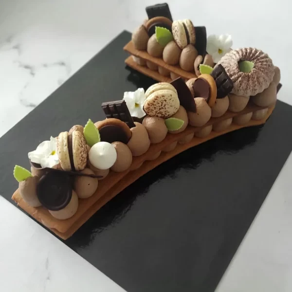 Number cake du chiffre 7 réalisé par Infinies Gourmandises