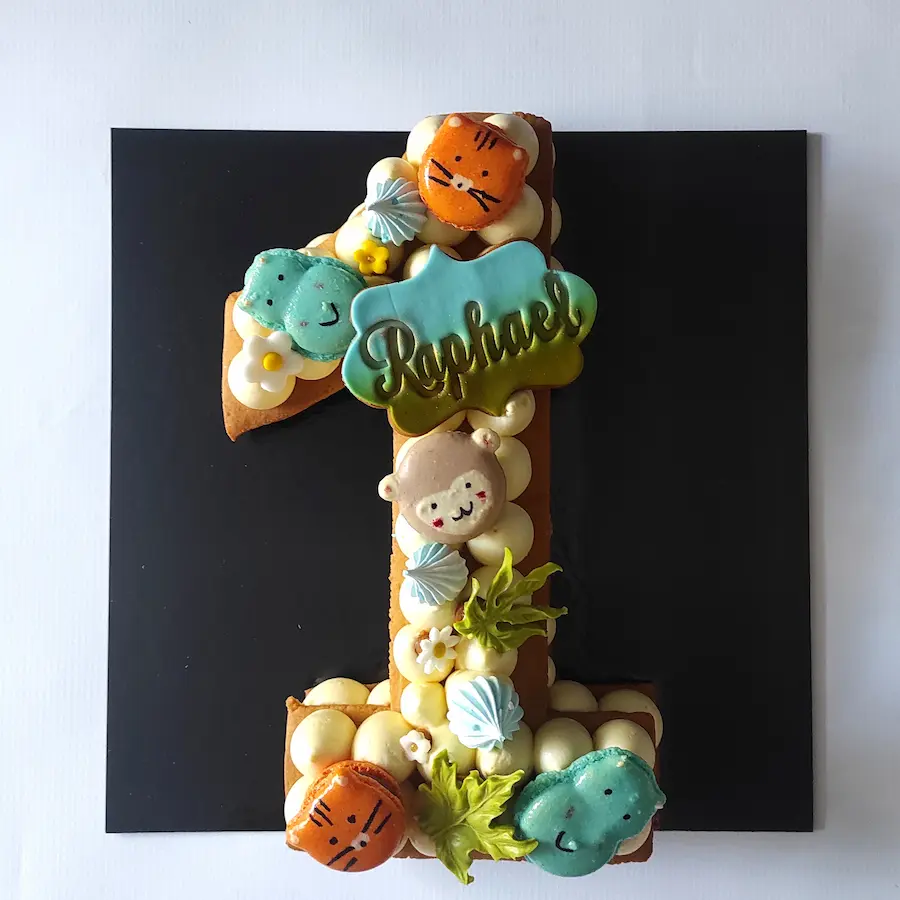 number cake 1 jungle