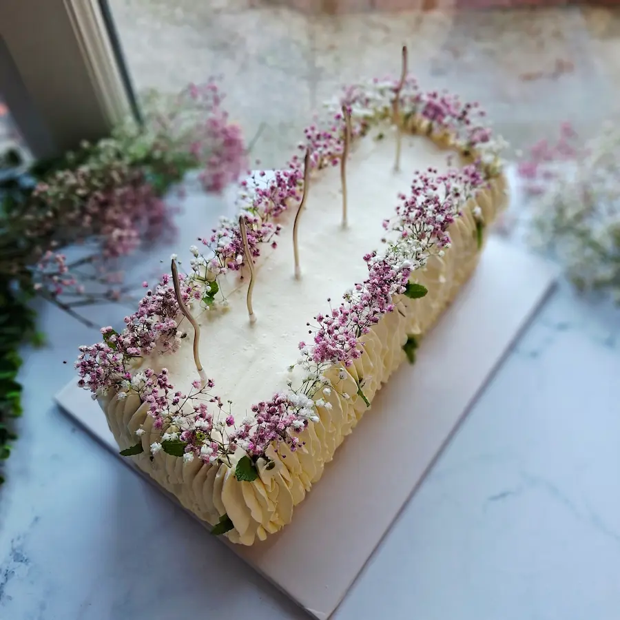 Longcake vue de haut