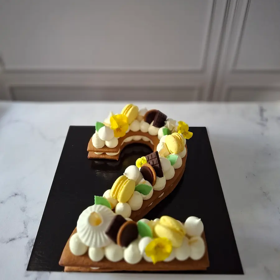 Gâteau chiffre 2