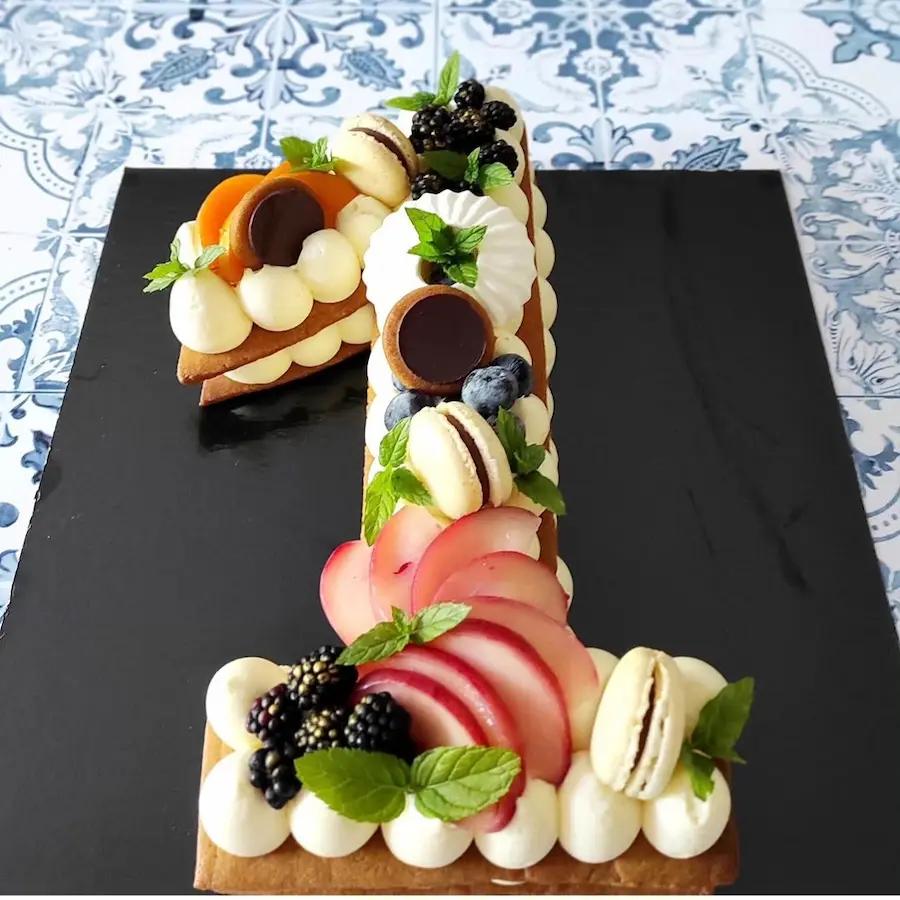 Number cake 1 fruits d'été