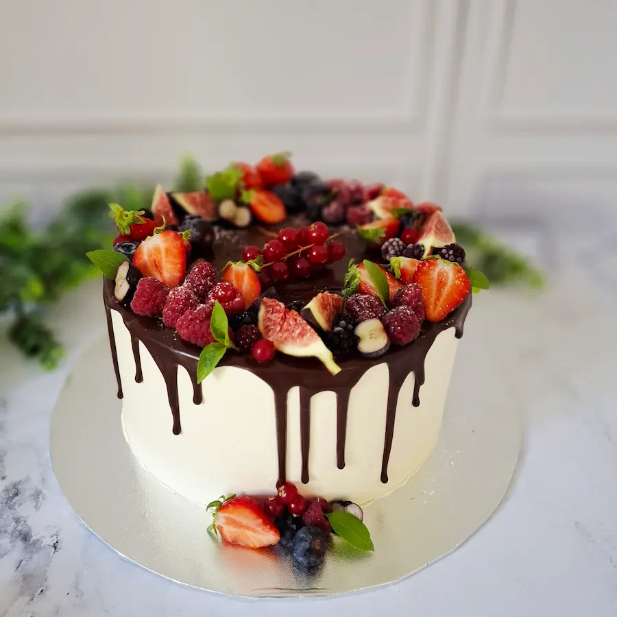 Dripcake fruits rouges