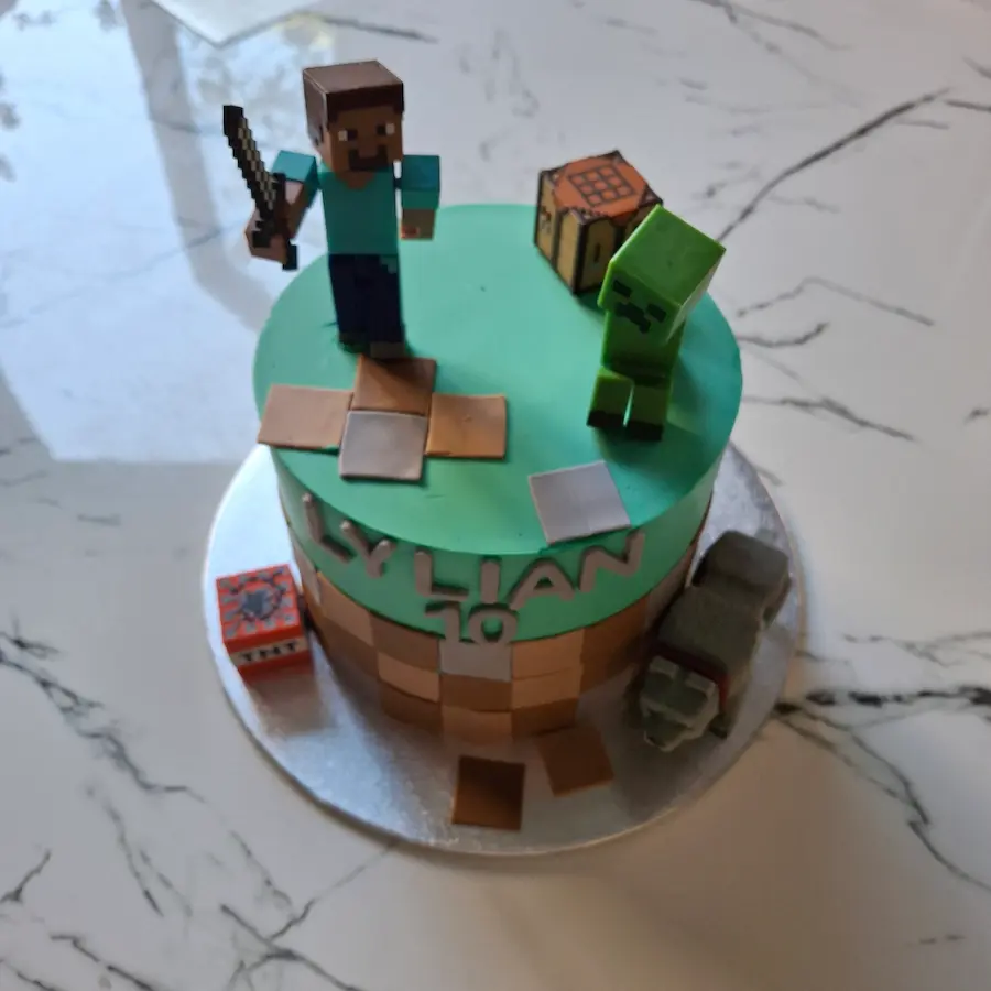 cake design minefraft