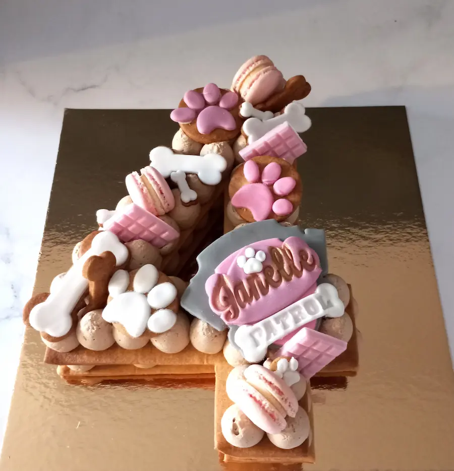 number cake 4 pat patrouille - infinies gourmandises